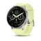 Garmin Venu 4 45mm Ezüst / Citromsárga szilikon szíj