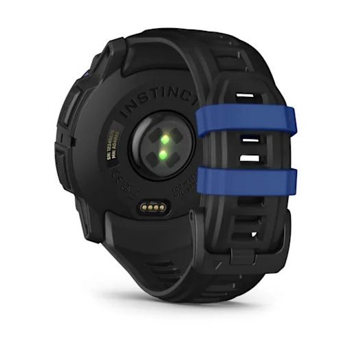 Garmin Instinct 3 50mm AMOLED Fekete/Fekete-Kék szilikon szíj (LIMITED EDITION)