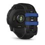 Garmin Instinct 3 50mm AMOLED Fekete/Fekete-Kék szilikon szíj (LIMITED EDITION)