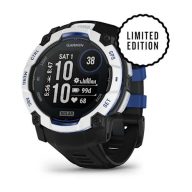   Garmin Instinct 3 50mm Solar Homokkő-Fekete/Fekete-Kék szilikon szíj (LIMITED EDITION)