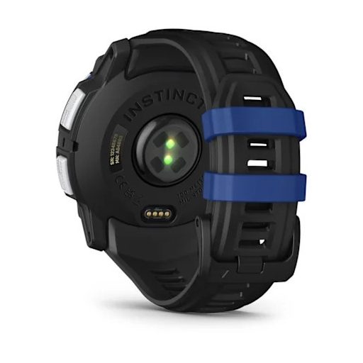 Garmin Instinct 3 50mm Solar Homokkő-Fekete/Fekete-Kék szilikon szíj (LIMITED EDITION)