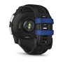 Garmin Instinct 3 50mm Solar Homokkő-Fekete/Fekete-Kék szilikon szíj (LIMITED EDITION)