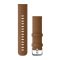 Garmin Óraszíj barna bőr (Italian Leather) QR 22mm