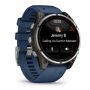 Garmin Quatix 8 Pro 47mm AMOLED Sapphire Titanium Captain Blue szíj