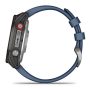 Garmin Quatix 8 Pro 47mm AMOLED Sapphire Titanium Captain Blue szíj