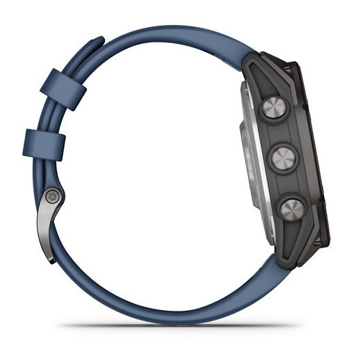 Garmin Quatix 8 Pro 47mm AMOLED Sapphire Titanium Captain Blue szíj