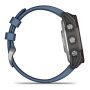 Garmin Quatix 8 Pro 47mm AMOLED Sapphire Titanium Captain Blue szíj