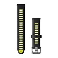   Garmin Óraszíj Fekete-Sárga Palaszürke csat szilikon Quick Release 18mm