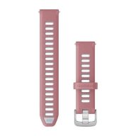   Garmin Óraszíj Pink-Homokkő Ezüst csat szilikon Quick Release 18mm