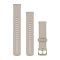 Garmin Óraszíj Francia Szürke Soft Gold csat szilikon Quick Release 18mm