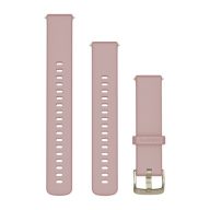   Garmin Óraszíj Púder Rózsaszín Soft Gold csat szilikon Quick Release 18mm