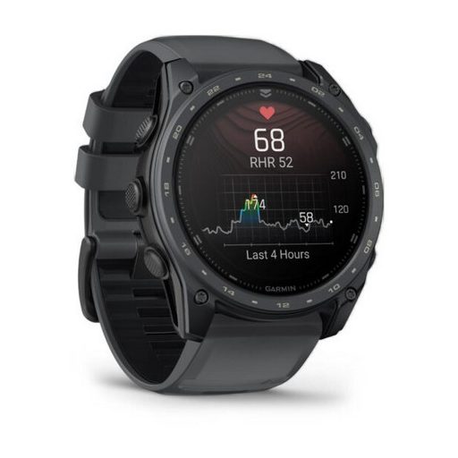 Garmin Tactix 8 AMOLED 51mm Sapphire Titanium Cerakote bevonattal Szürke