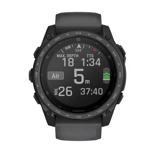 Garmin Tactix 8 AMOLED 51mm Sapphire Titanium Cerakote bevonattal Szürke