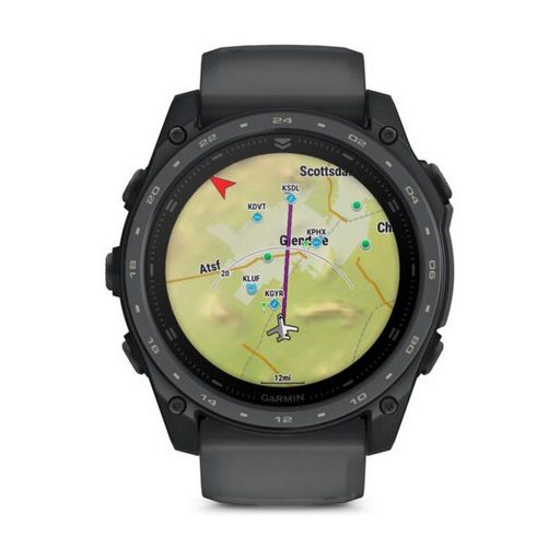 Garmin Tactix 8 AMOLED 51mm Sapphire Titanium Cerakote bevonattal Szürke