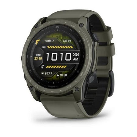 Garmin Tactix 8 AMOLED 51mm Sapphire Titanium Cerakote bevonattal Oliva