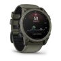 Garmin Tactix 8 AMOLED 51mm Sapphire Titanium Cerakote bevonattal Oliva