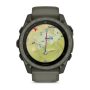 Garmin Tactix 8 AMOLED 51mm Sapphire Titanium Cerakote bevonattal Oliva