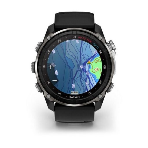 Garmin Descent Mk3i 51mm Fekete PVD Titánium/Fekete szilikon szíj