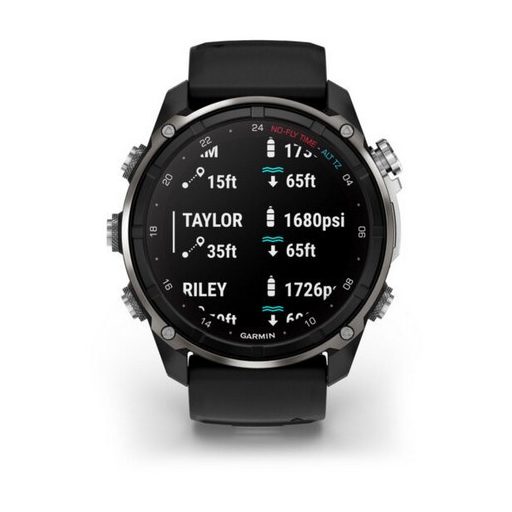Garmin Descent Mk3i 51mm Fekete PVD Titánium/Fekete szilikon szíj