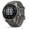 Garmin Fenix 9 43mm AMOLED Titanium kavicsszürke szilikon szíj