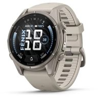   Garmin Fenix 9 43mm AMOLED Titanium ködszürke szilikon szíj
