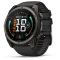 Garmin Fenix 9 51mm AMOLED szürke DLC Titanium fekete szilikon szíj
