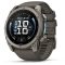 Garmin Fenix 9 51mm AMOLED Titanium kavicsszürke szilikon szíj