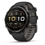   Garmin Fenix 9 Pro 47mm AMOLED szürke DLC Titanium fekete szilikon szíj
