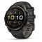 Garmin Fenix 9 Pro 47mm AMOLED szürke DLC Titanium fekete szilikon szíj