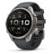 Garmin Fenix 9 Pro 47mm AMOLED Titanium grafitszürke szilikon szíj