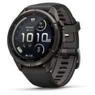   Garmin Fenix 9 Pro inReach 43mm AMOLED szürke DLC Titanium kavicsszürke szilikon szíj