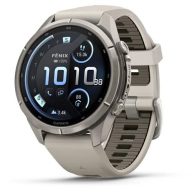   Garmin Fenix 9 Pro inReach 43mm AMOLED Titanium ködszürke szilikon szíj