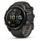 Garmin Fenix 9 Pro inReach 47mm AMOLED szürke DLC Titanium fekete szilikon szíj