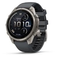   Garmin Fenix 9 Pro inReach 47mm AMOLED Titanium grafitszürke szilikon szíj