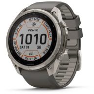   Garmin Fenix 9 Pro inReach 51 mm SOLAR MIP Titanium kavicsszürke szilikon szíj