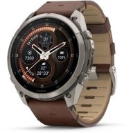   Garmin Fenix 9 Pro inReach 51mm AMOLED Titanium mogyoróbarna bőr és kavicsszürke szilikon szíj