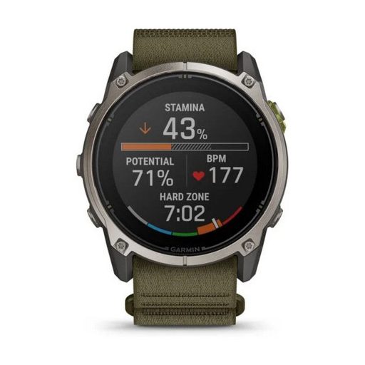 Garmin Enduro 4 Titanium sötét oliva ComfortFit szíj