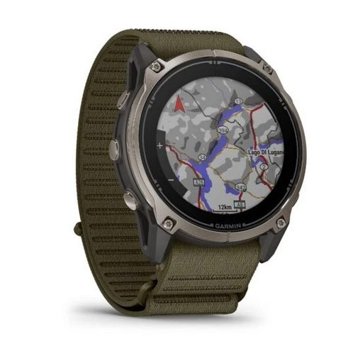 Garmin Enduro 4 Titanium sötét oliva ComfortFit szíj