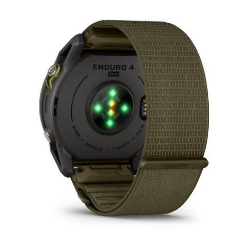 Garmin Enduro 4 Titanium sötét oliva ComfortFit szíj
