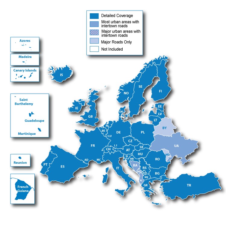 Garmin CityNavigator Europe 2015.10