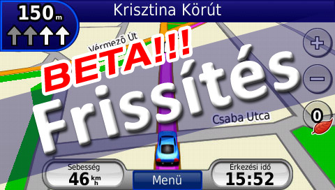 Garmin NaviGuide Magyarország frissítés