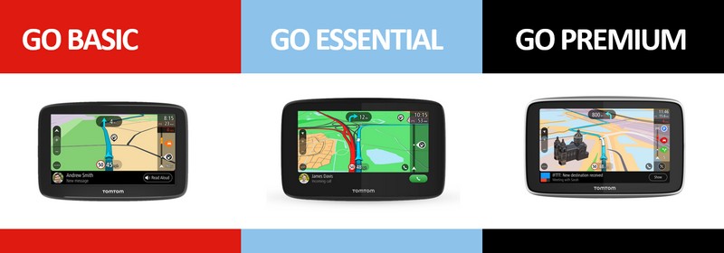 TomTom GO Basic - Essential - Premium