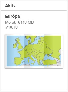 TomTom Európa térkép v10.10