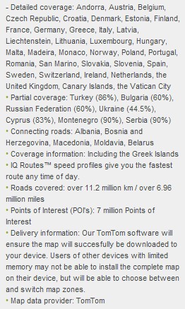 TomTom Europe v930